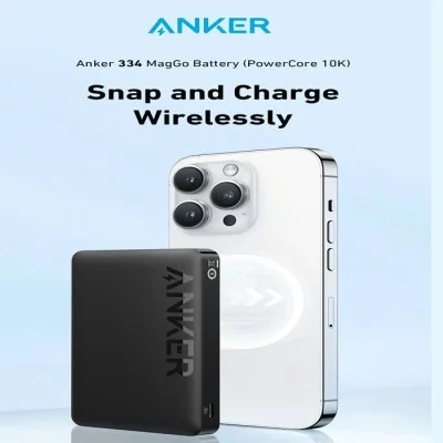 Anker 334 MagGo PowerCore 10000 mAh Battery Slim Wireless Power Bank